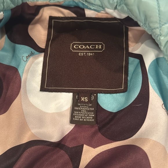 Coach 🔥Sale🔥blue jacket - Picture 8 of 11